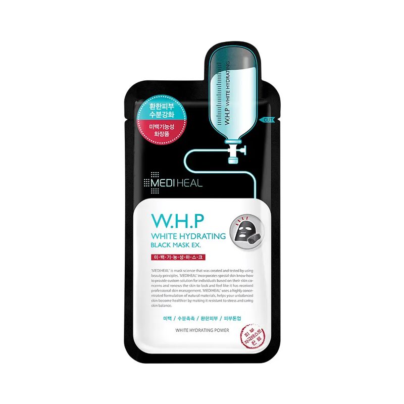 MEDIHEAL W.H.P White Hydrating Black Mask Sheet EX.