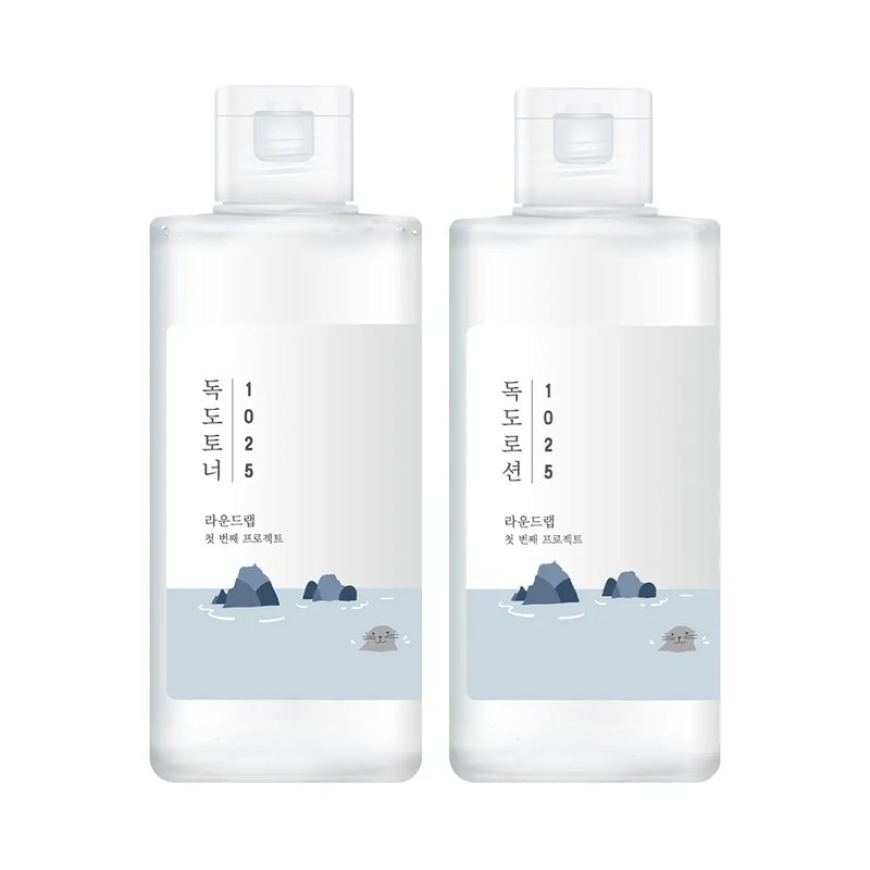 ROUND LAB 1025 Dokdo Toner + Lotion 200mL Special Set
