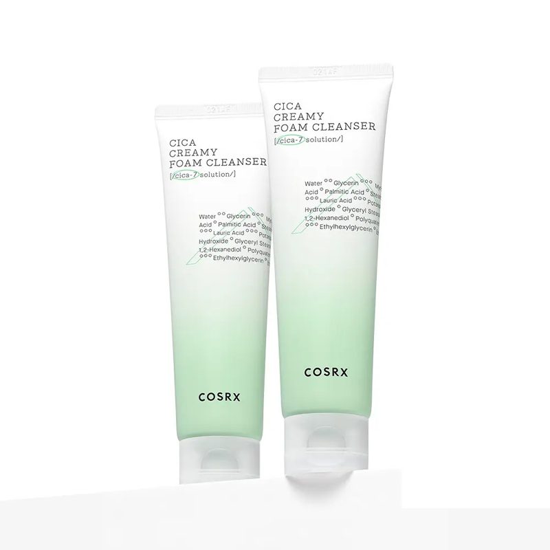 COSRX Pure Fit Cica Creamy Foam Cleanser 2-for-1 Set