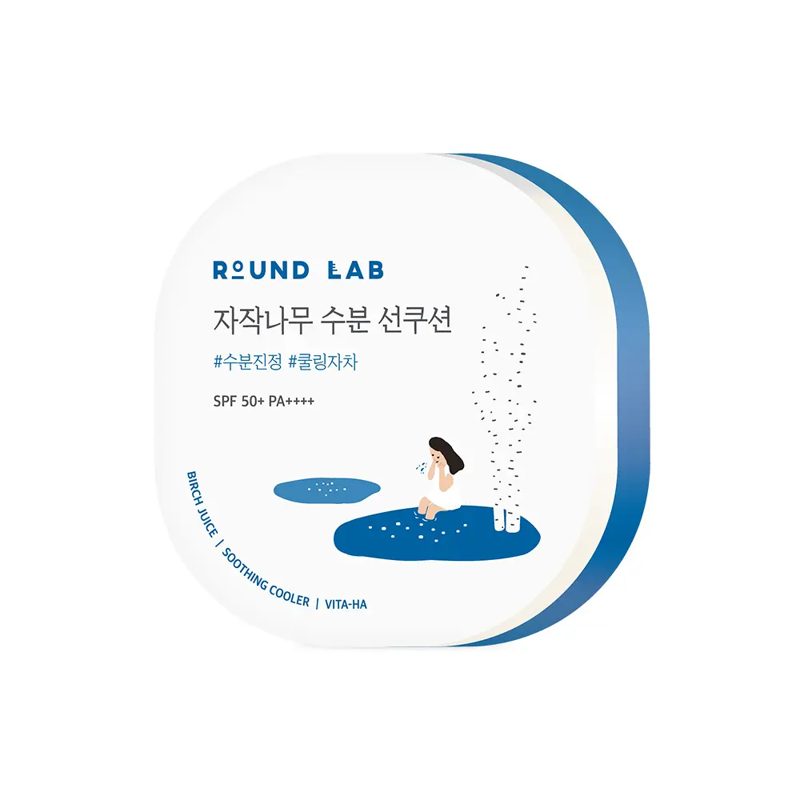 ROUND LAB Birch Juice Moisturizing Sun Cushion 15g