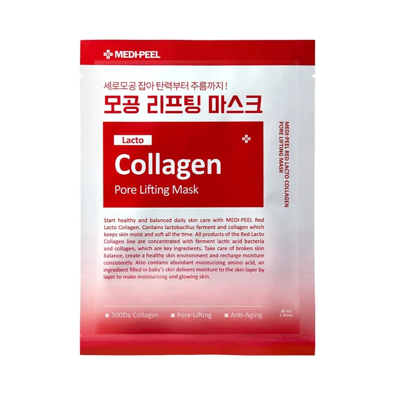 MEDIPEEL Red Lacto Collagen Pore Lifting Mask Sheet