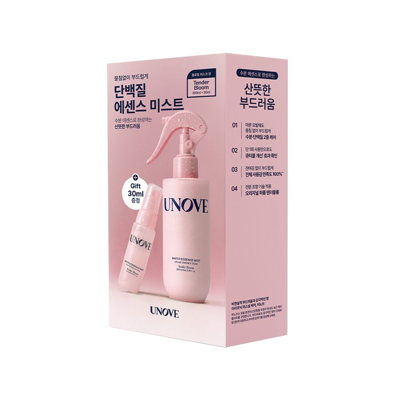 UNOVE Water Essence Mist 200mL+30mL Special Set (Hair Essence Spray)