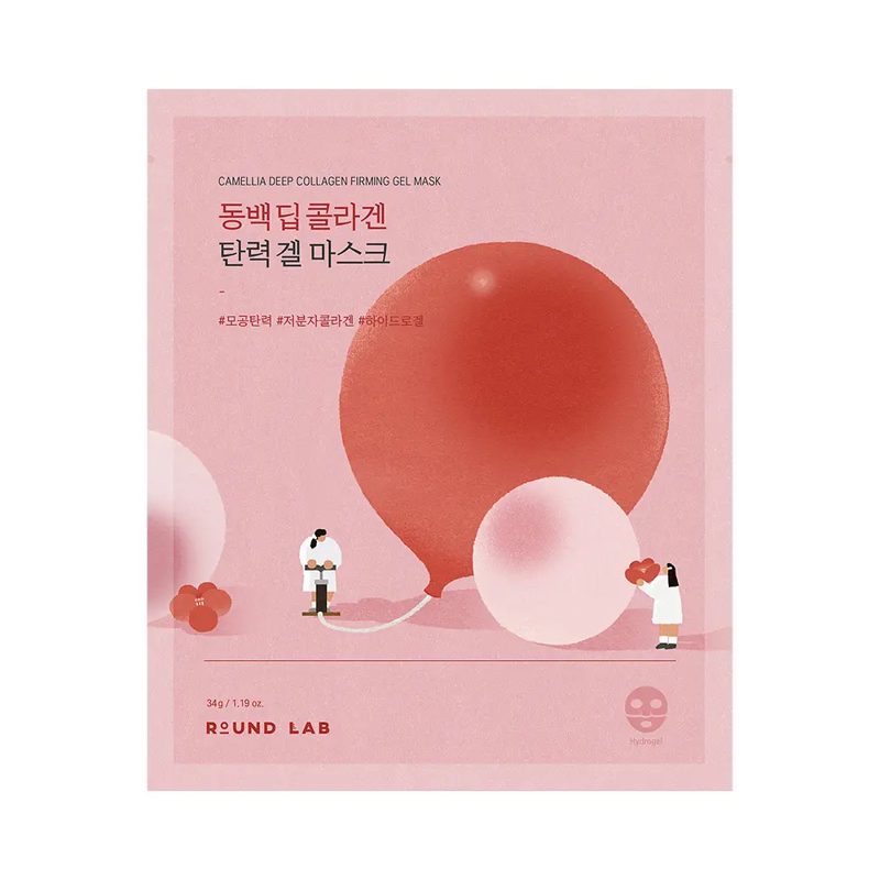 ROUND LAB Camellia Deep Collagen Firming Gel Mask Sheet 1ea