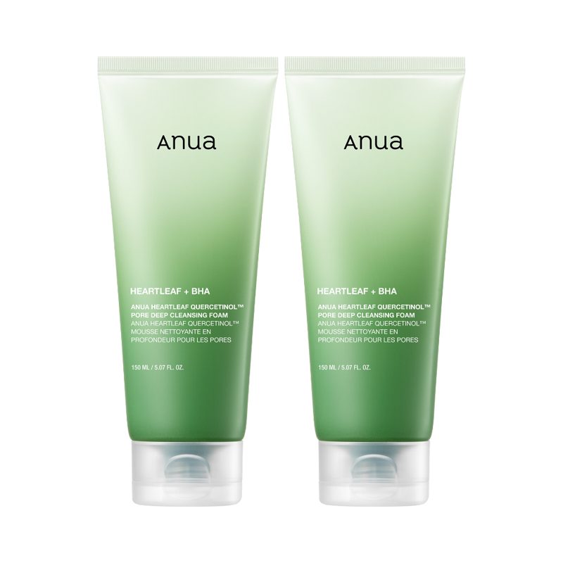 Anua Heartleaf Quercetinol Pore Deep Cleansing Foam 150ml (+25ml)