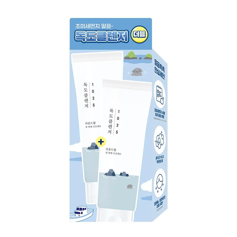ROUND LAB 1025 Dokdo Peeling Gel 120mL Special Set (Special Set: Cleanser 20mL)